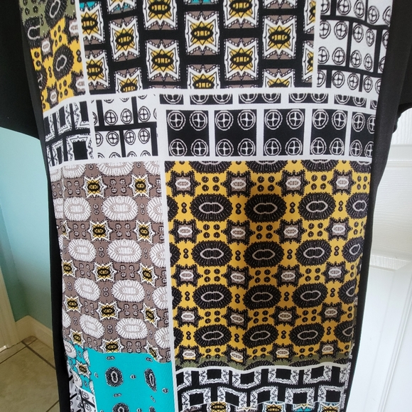 Style & Co. Multicolored Multiprint Mini Dress Women's Size XL - Picture 8 of 12